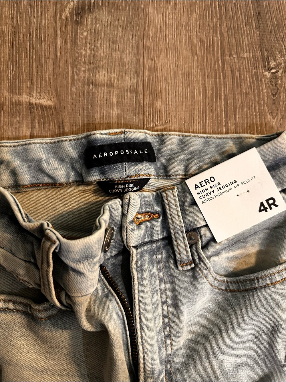 Aeropostale High Rise Curvy Jegging Jeans - 4R - Picture 2 of 4